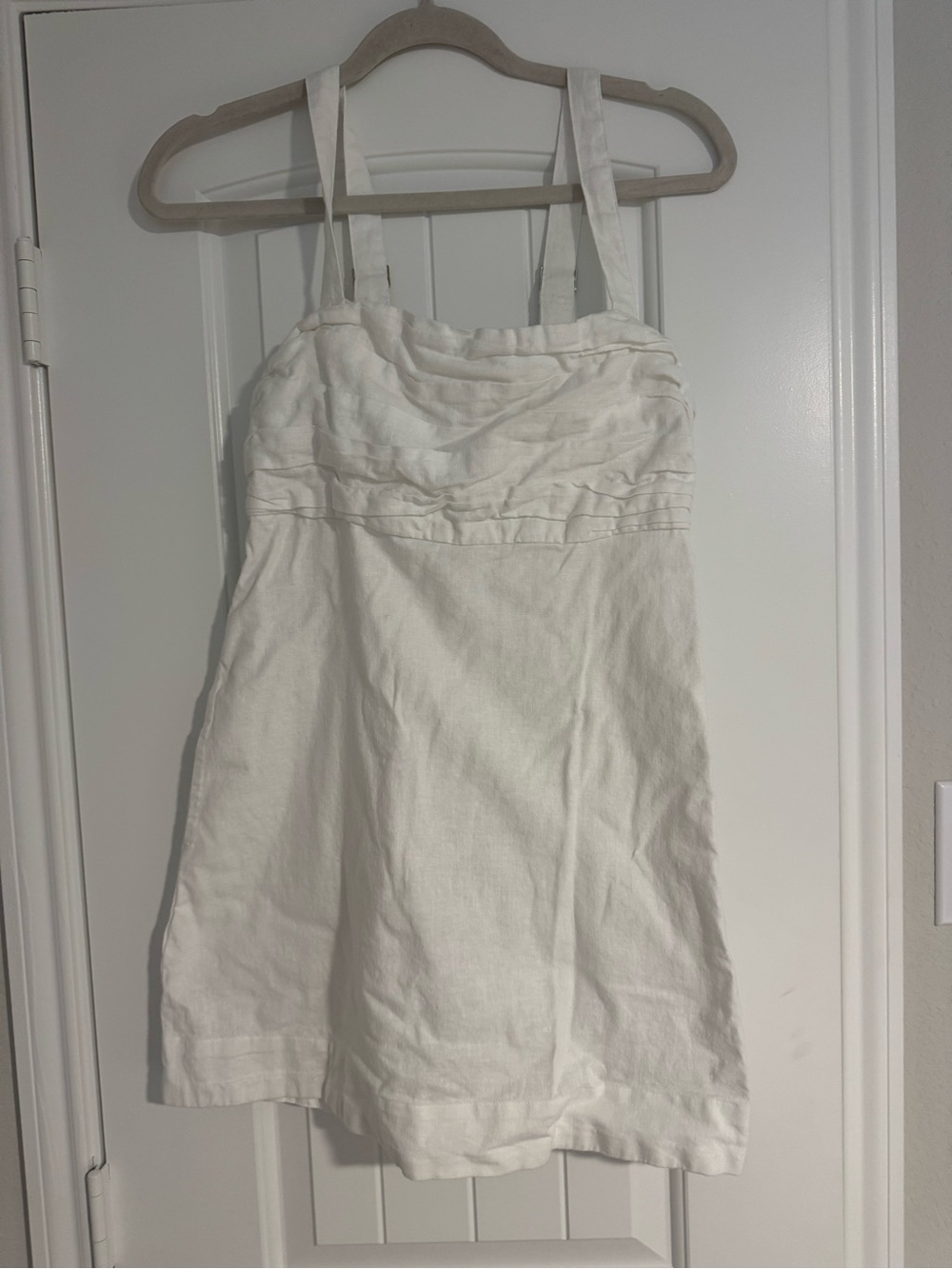Abercrombie & Fitch White Mini Sundress